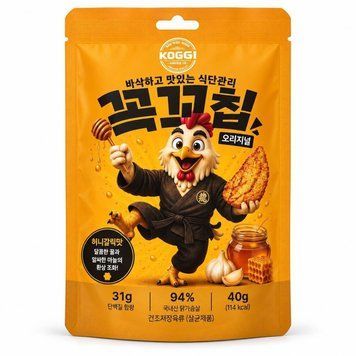 Корейські курячі чіпси KOGGI Honey Garlic "Мед та часник", уп. 40 г НФ-00000881 фото
