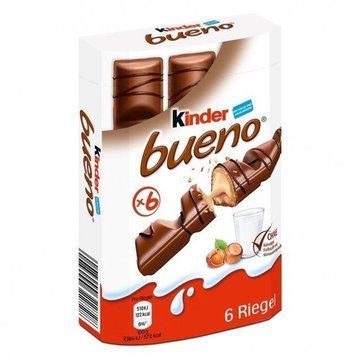 Вафельные батончики Kinder Bueno Classic (упаковка 6 шт по 21,5 г), 129 г НФ-00000903 фото